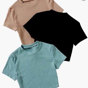 Set of three Crop Tops